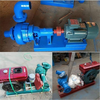 臥式柴油抽沙泵 耐磨不堵塞電機(jī)抽沙泵 手推式柴油吸沙泵